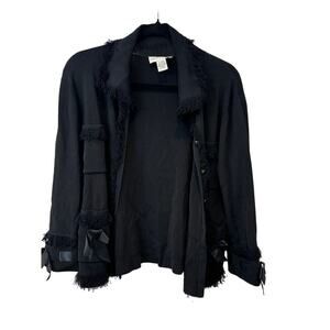Womens Doncaster black jacket size small.